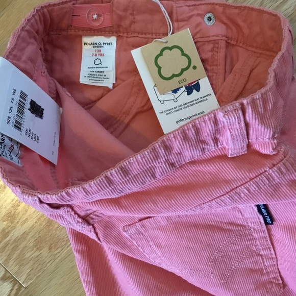Polarn o Pyret (PoP) pink corduroy pants size 7-8Y - Picture 5 of 6